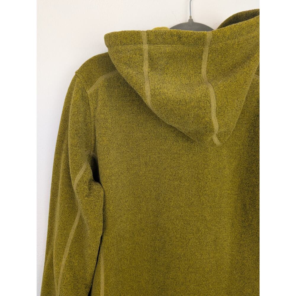 Duluth Trading Co Sweater Two Harbors Fleece Polartec Yellow Green Size L - Picture 5 of 10